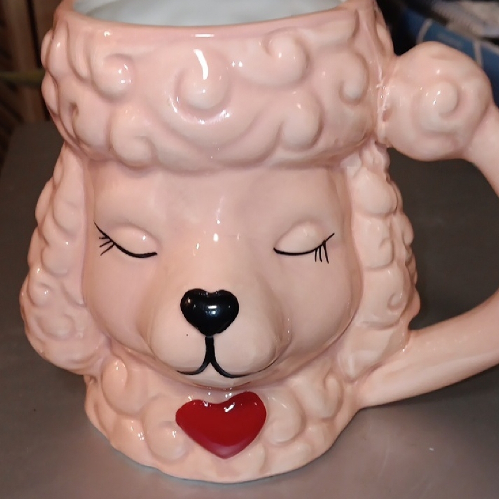 Pink mug cup cute cup